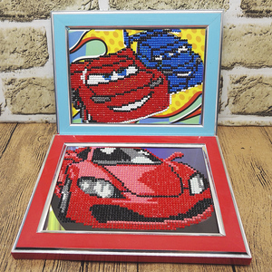 Phim hoạt hình xe DIY sơn kim cương Kit Đối với trang trí nội thất - Product Image 2