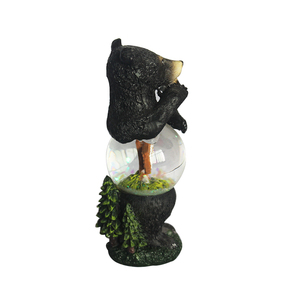 Statua in resina personalizzata professionale ornamenti animali per la decorazione interna giardino orso <span class=keywords><strong>grizzly</strong></span> snowglobe - Product Image 4