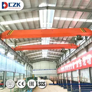 5 ton electric hoist single girder overhead bridge travelling eot crane