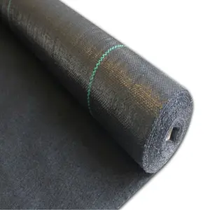 High Strength PP Woven Black Geotextile Fabric