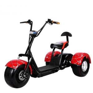 Patinete eléctrico de <span class=keywords><strong>tres</strong></span> <span class=keywords><strong>ruedas</strong></span> <span class=keywords><strong>Citycoco</strong></span> 2000W/1500W para adultos con batería de litio para uso urbano - Product Image 2