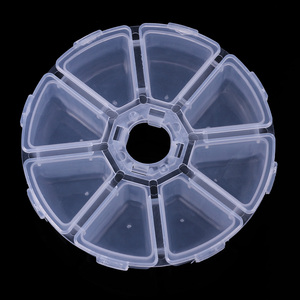 Hengjia clear Plastic Fishing Storage <strong>Tackle</strong> <strong>Box</strong> with Dividers - Product Image 3