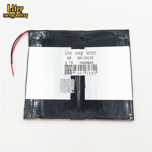38110135 rechargeable 7000 mAh lithium polymer battery <span class=keywords><strong>3</strong></span>,7 V single LiPo cell tablet battery - Product Image 2