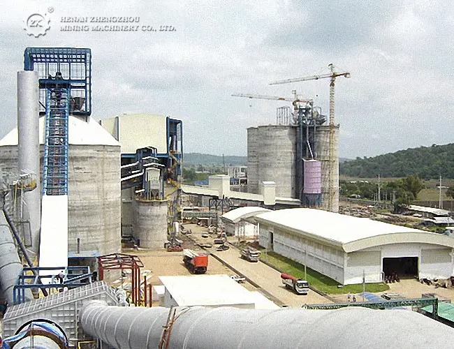 Línea de producción de cemento, especificación de planta de cemento de gran capacidad