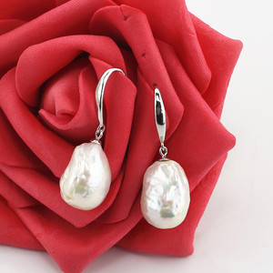 FEIRUN 11-12mm Baroque AA + Blanc 925 Argent Perle d'Eau Douce Ensemble de Bijoux - Product Image 3