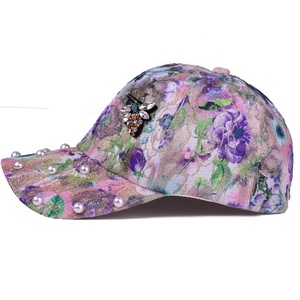 Gorra de béisbol de encaje a la moda para mujer, sombreros Fascinator para mujer - Product Image 4