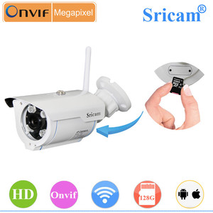 Full hd onvif 128g micro sd-karte sricam sp007 wifi outdoor-kamera <span class=keywords><strong>p2p</strong></span> wifi <span class=keywords><strong>ip</strong></span> kamera mit freier <span class=keywords><strong>uid</strong></span> - Product Image 1