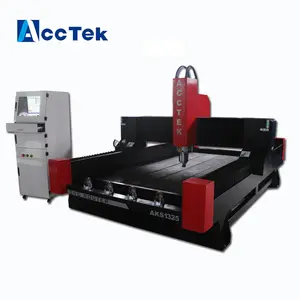 ACCTEK 1325 cnc router 3D oyma granit mermer taş oyma makinesi/cnc makinesi yönlendirici 1325