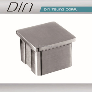 Tapa de extremo cuadrada de acero inoxidable resistente a la oxidación para pasamanos de escalera - Product Image 2