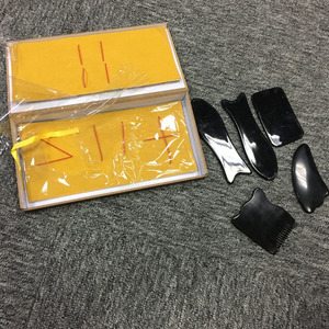 Alat pijat <span class=keywords><strong>Guasha</strong></span> klakson <span class=keywords><strong>OX</strong></span> hitam wajah papan <span class=keywords><strong>Guasha</strong></span> untuk terapi akupunktur SPA tubuh - Product Image 5