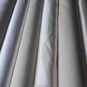 Tissu satin Duchess 100% <span class=keywords><strong>soie</strong></span> rose clair, bio, pour robes de mariée - Product Image 1
