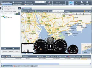 GPS Tracking Software Vehicle Tracking System With Fuel Monitoring