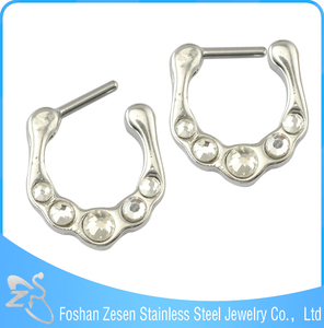 ขายส่งวินเทจกะโหลกแหวนจมูกSahteกะบังจี๋แหวน - Product Image 6