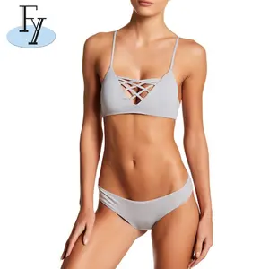 Private Logo Factory Custom Design Mature Women Swimwear Bikini