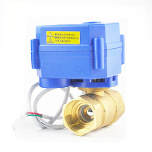วาล์วบอลแบบใช้มอเตอร์ 2/2 ทาง AC/DC9V-24V รุ่น CR03 CR04 - Product Image 2