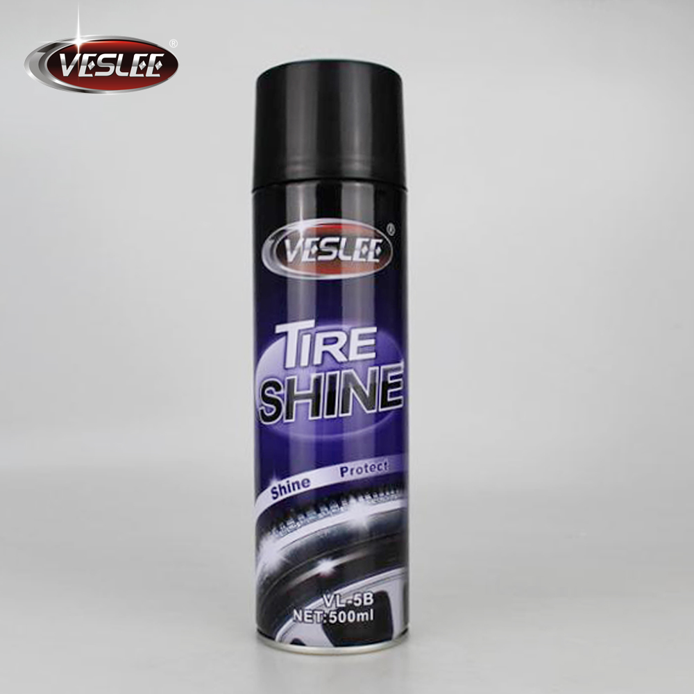 Produit d'entretien automobile prix de gros cirage pneu cire de roue silicone pneu brillant spray