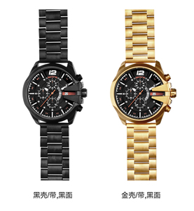 สโคน 7428 นาฬิกาแบรนด์หรูผู้ชายสีทองสีดำสแตนเลสโครโนกราฟควอตซ์ปฏิทินนาฬิกาชายนาฬิกาสปอร์ต - Product Image 6