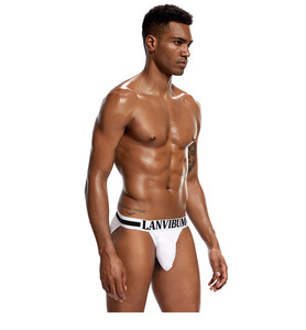 All'ingrosso comodo e <span class=keywords><strong>senza</strong></span> <span class=keywords><strong>cuciture</strong></span> biancheria intima da <span class=keywords><strong>uomo</strong></span> personalizzato Logo <span class=keywords><strong>Boxer</strong></span> e perizoma breve tessuto a maglia traspirante - Product Image 2