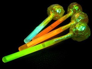 Bâton scintillant à bonbons personnalisés, sucettes lumineuses dans la nuit, prix d'usine - Product Image 5