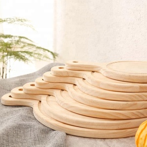 Pino de madera <span class=keywords><strong>pizza</strong></span> tabla para servir de madera con mango - Product Image 2