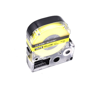 PUTY tương thích <span class=keywords><strong>Tepra</strong></span> nhãn băng SC12YW LC băng cho VUA <span class=keywords><strong>JIM</strong></span> Máy In Nhãn - Product Image 3