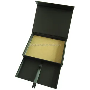 Caja de embalaje plegable de lujo de alta calidad para joyería