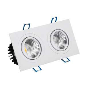 5 năm bảo hành nhấp nháy miễn phí nhôm 2*8W đôi đầu 2-cách xoay <span class=keywords><strong>LED</strong></span> trần hình chữ nhật <span class=keywords><strong>Downlight</strong></span> ánh sáng tại chỗ - Product Image 5