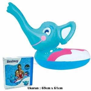 Bestway 69x61cm ของเล่นน้ำลอยน้ำได้รูปช้างแบบเป่าลมรูปสัตว์ - Product Image 4