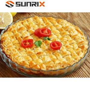 UN Giro Di Vetro Resistente Al Calore Di Cottura Della <span class=keywords><strong>Pizza</strong></span> Piatto - Product Image 2