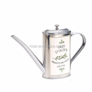 [Holar] Taiwan a fait une bouteille ovale de distributeur d'huile d'olive d'acier inoxydable pour le restaurant de café à la maison - Product Image 3