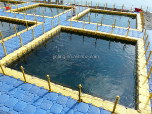 Quai flottant modulaire de ponton en plastique d'aquaculture pour la cage de pêche - Product Image 4