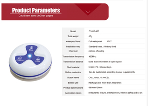 Hệ Thống Nhắn Tin Chăm Sóc Không Dây Nút Sos Cá Nhân Nút Gọi Khẩn Cấp Cho Người Cao Niên - Product Image 2