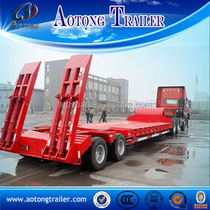 Charge utile 30-80 tonnes bas lit <span class=keywords><strong>remorque</strong></span>, Surbaissée <span class=keywords><strong>remorque</strong></span> dolly <span class=keywords><strong>vente</strong></span> - Product Image 5