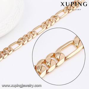 42962 <span class=keywords><strong>Xuping</strong></span> 18k color <span class=keywords><strong>oro</strong></span> collar de alta calidad para hombre - Product Image 3