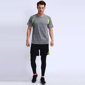 High Quality Fitness T Shirt Running Sports Gym Wear Men