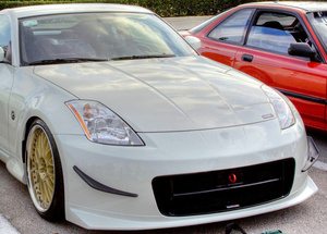 กันชนหน้าคาร์บอนไฟเบอร์สำหรับ Nissan 350Z Nismo Version 2 - Product Image 2