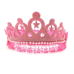 Bebé niñas diademas Sparkle coronas niños Grace corona brillo diademas