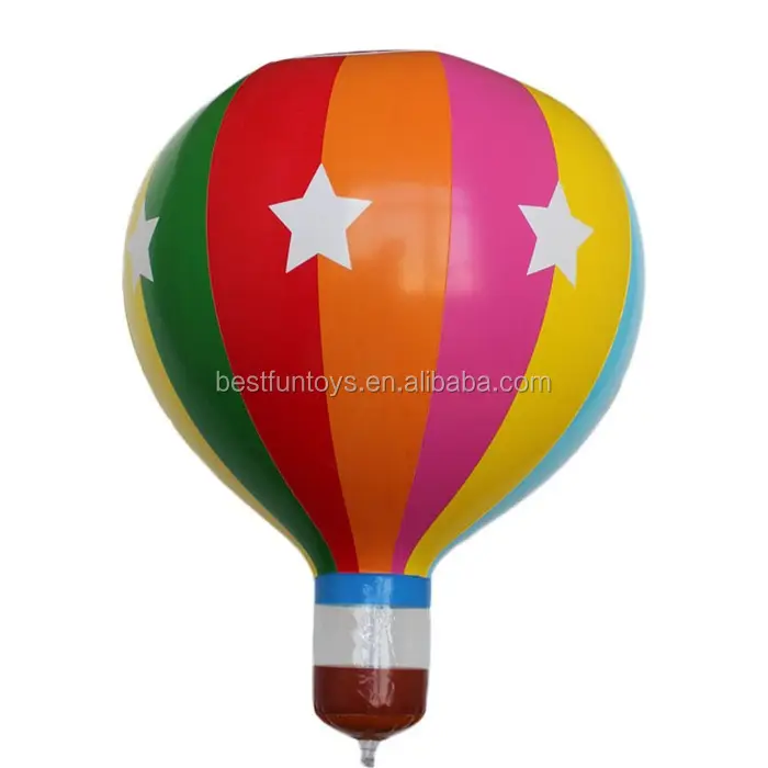 PVCインフレータブル熱気球プラスチックヘリウム風船広告熱気球おもちゃをぶら下げビジネスプロモーションアイテム