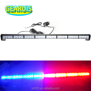 Voiture Auto 8 led * 4 32 LED 32led rouge à bleu de circulation d'urgence <span class=keywords><strong>Flash</strong></span> stroboscopique barre lumineuse d'avertissement <span class=keywords><strong>DC</strong></span> 12V - Product Image 2
