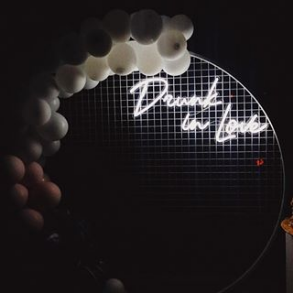 Reboow Drop Shipping ubriaco in amore matrimonio festa di compleanno decorazione lettere personalizzate pubblicità LED insegne al Neon - Product Image 3
