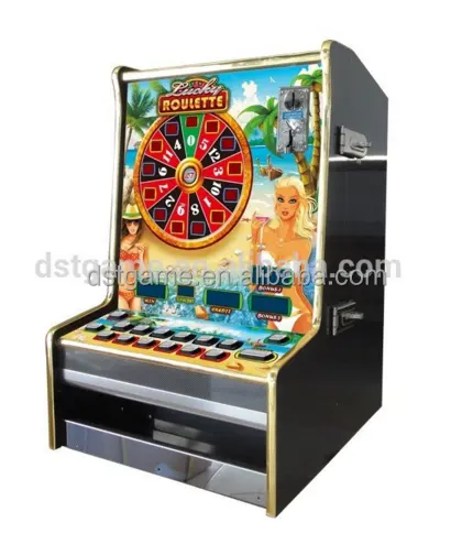 Machine à fente vidéo fonctionne par pièces de monnaie, Roulette, jeux vidéo