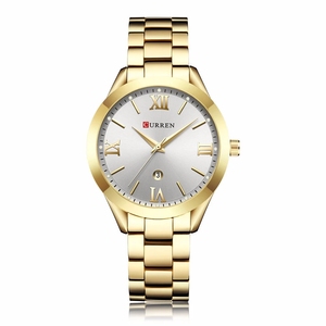 CURREN 9007 Orologio da <span class=keywords><strong>Donna</strong></span> in <span class=keywords><strong>Oro</strong></span> Rosa, <span class=keywords><strong>Orologi</strong></span> al Quarzo di Marca di Lusso, Orologio da Polso Femminile, Orologio da Ragazza, Relogio Feminino - Product Image 3