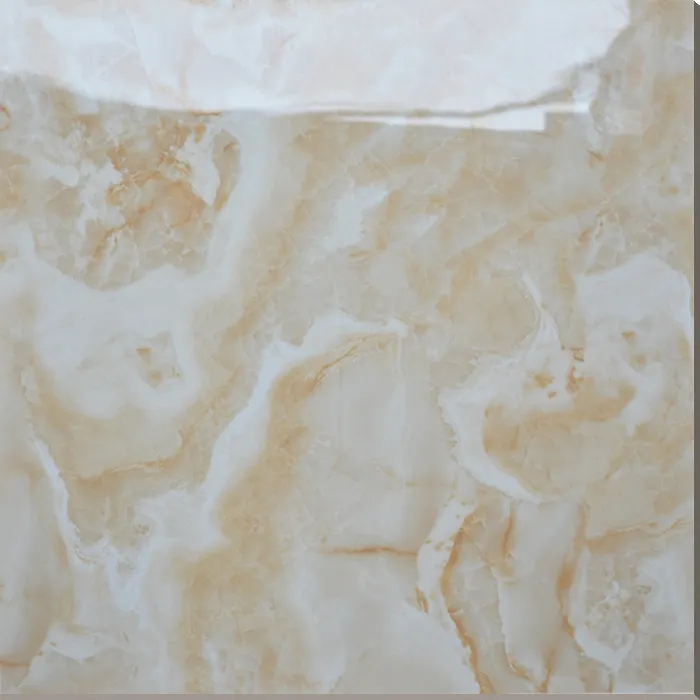Modern Spanish 24x24 Porcelain Tile Decorative Beige with Polished Glaze for Floor and Wall Applications for Rooms