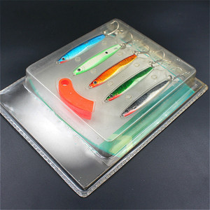 Jig pesca señuelo plomo pescado cebo duro mar profundo jigging señuelos 18g colores mezclados paquete de <span class=keywords><strong>5</strong></span> unids - Product Image 2