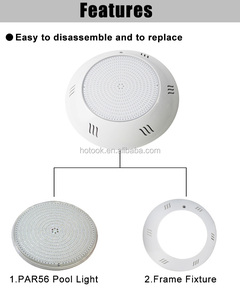 300W hồ bơi dẫn ánh sáng bóng đèn thay thế 12V 35W IP68 RGB nhựa đầy nước muối đèn - Product Image 4