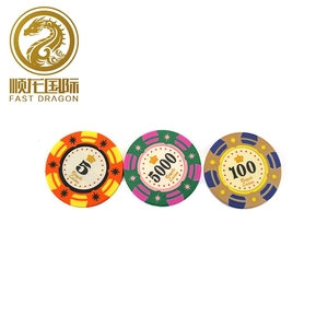 Fichas de póquer con <span class=keywords><strong>la</strong></span> etiqueta engomada moneda casino personalizadas poker chips - Product Image 3