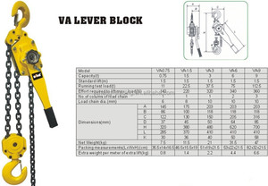 Ròng Rọc Palăng Lift Nhãn Hiệu Thép Không Gỉ Quan Trọng 1 Tấn 3 Tấn 5 Tấn Giá Lever Chain Block 2 Tấn Giá - Product Image 3