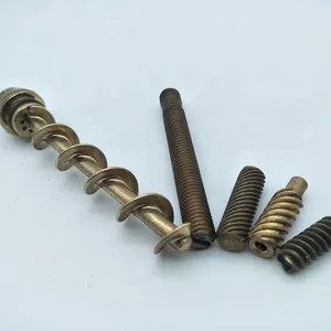 To undertake the supply of trapezoidal multi - screw worm multiworm and wormwheel screw stainless steel iron nylon