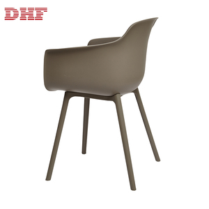 الحديثة PP البلاستيك مريحة لون عميق الأزياء كرسي طاولة طعام ترفيهي - Product Image 1