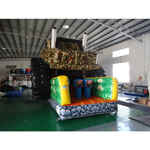 Xe Thương Mại Xe Tải Quân Sự Inflatable <span class=keywords><strong>Obstacle</strong></span> <span class=keywords><strong>Course</strong></span> Đối Với Trẻ Em - Product Image 2